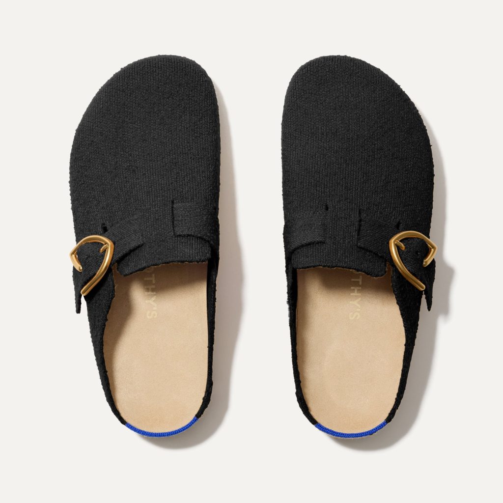 The Buckle Clog - Soft Black Boucl??