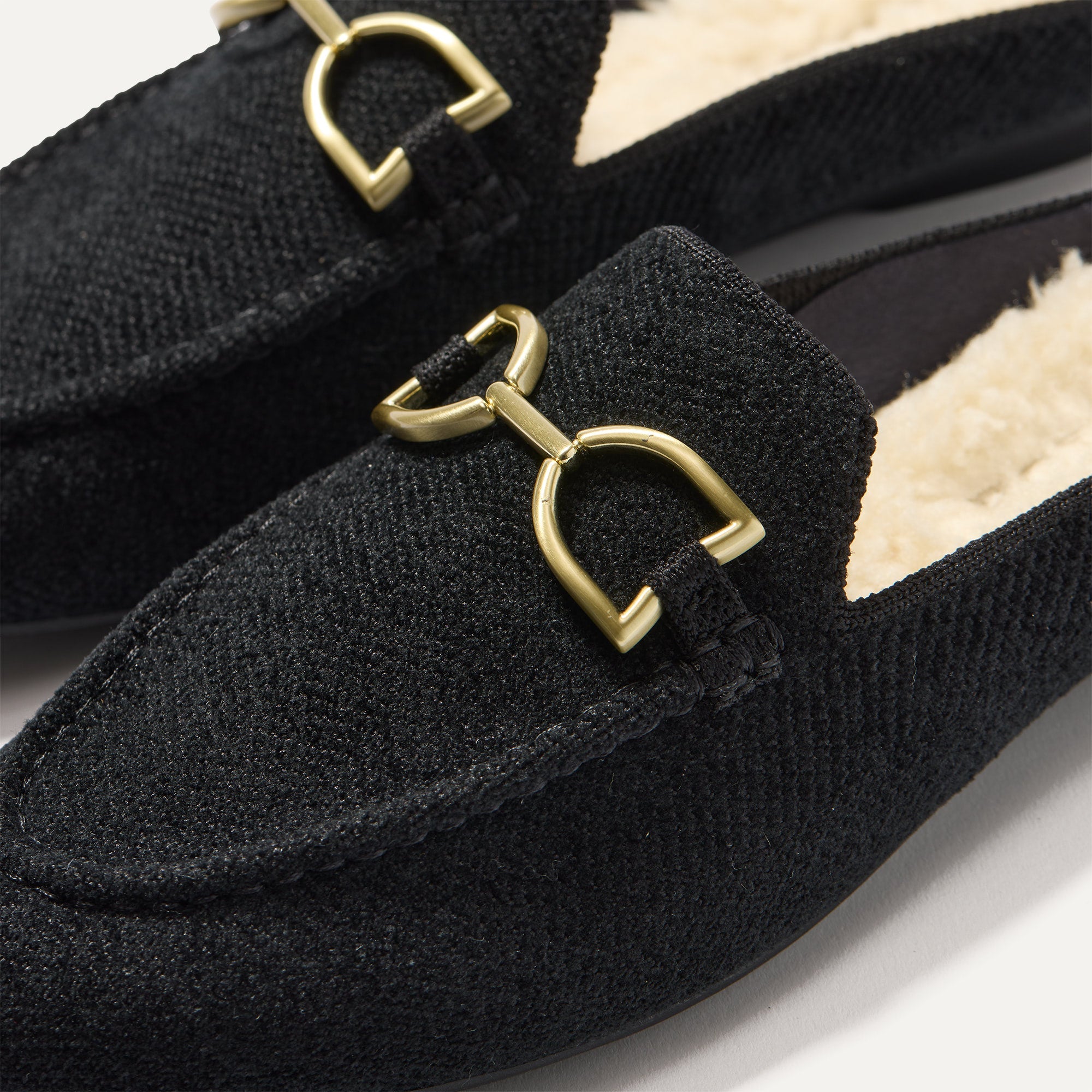 The ReVelvet? Cozy Bit Loafer Mule - ReVelvet? Black - Image 2